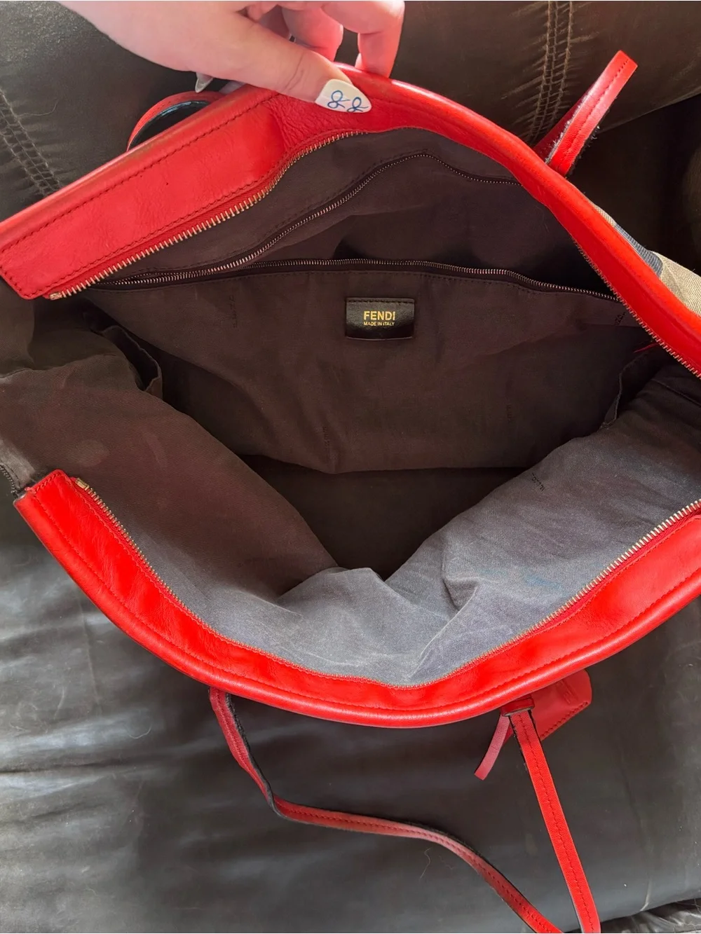 Fendi Pequin Roll Tote - Women Bags